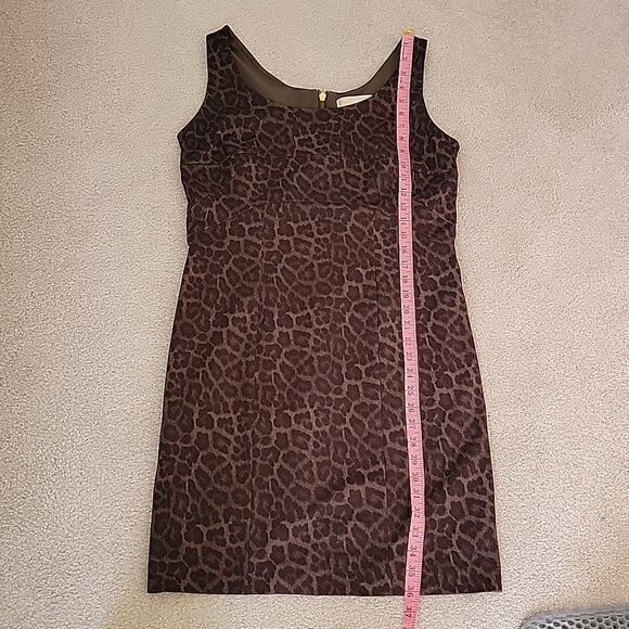 Michael Kors olive green leopard dress - Picture 10 of 13